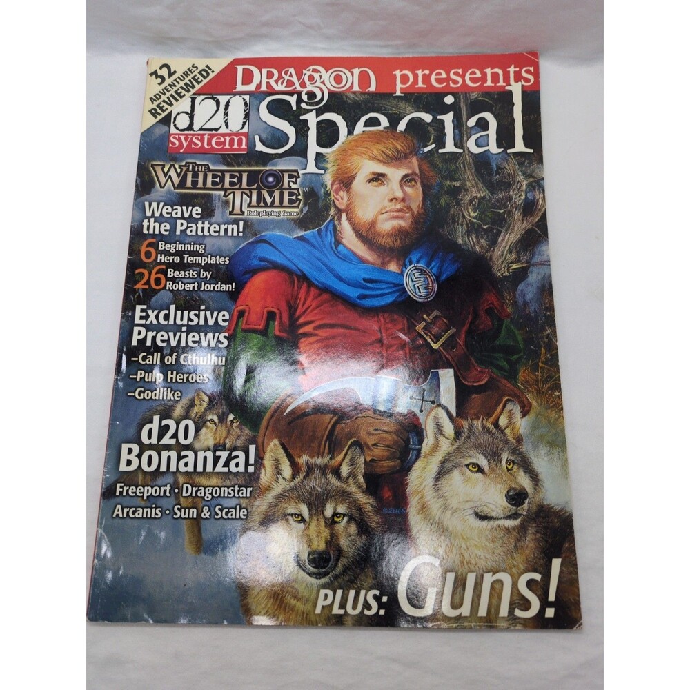 Dragon Magazine 2001 Annual #6 D20 System The Wheel Of Time